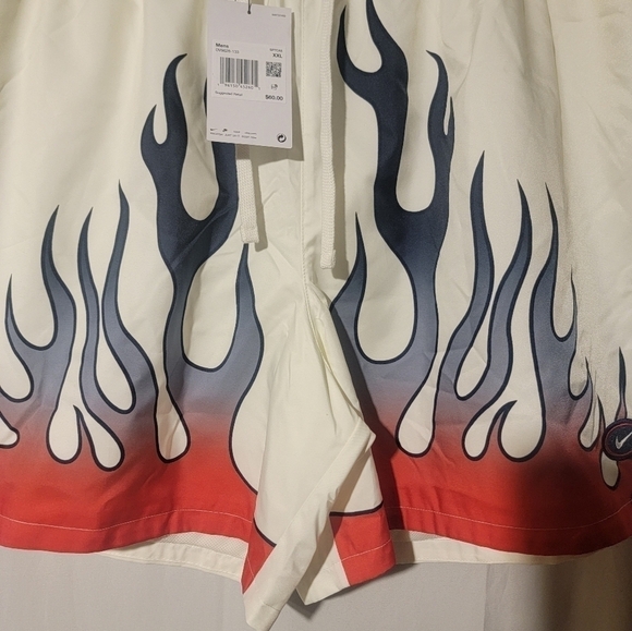 Nike Sportswear Men's NSW Flow Swim Shorts Flames DV9628-133 Size XXL - Picture 6 of 6